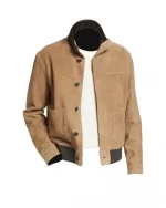 Mens-Brown-Suede-Jacket