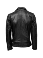 Mens Quilted Biker Leather Jacket 1
