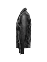 Mens Quilted Biker Leather Jacket 2