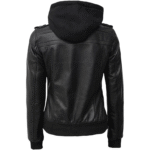 Black-Hooded-Bomber-Leather-Jacket 02