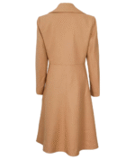 Women’s Beige Wool Coat – Double-Breasted 4