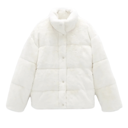 Womens Fur Puffer Jacket 1