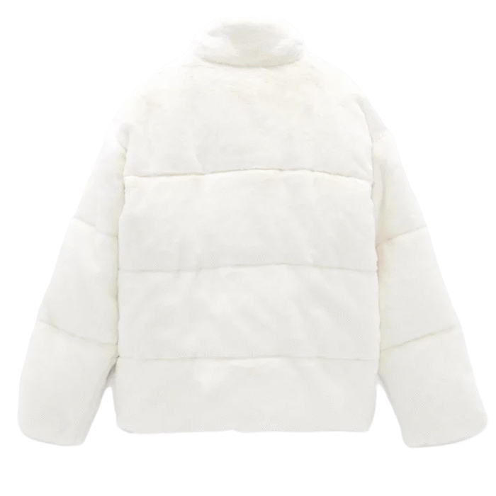 Womens Fur Puffer Jacket 2