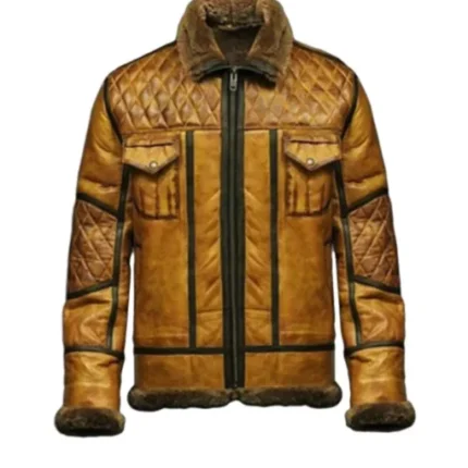 Men RAF Aviator Leather Jacket