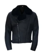 Men's Aviator Leather Shearling-Jacket 01
