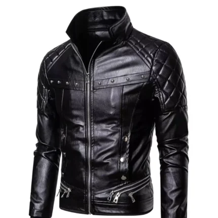 Men’s Aviator Retro Black Jacket 1