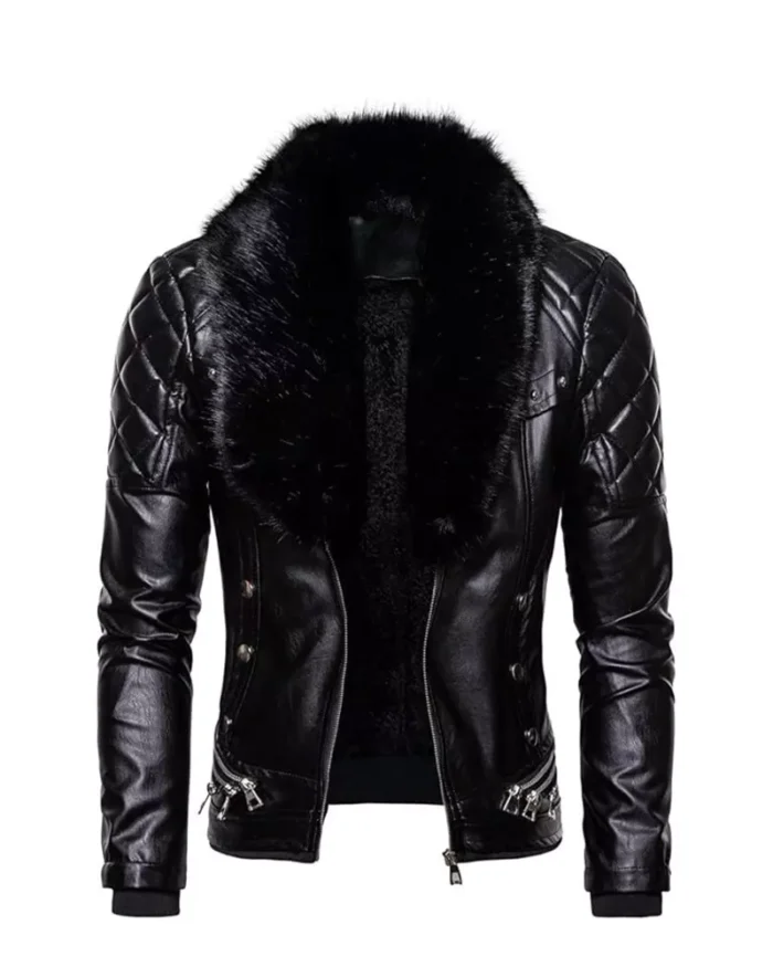 Men’s Aviator Retro Black Jacket