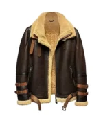 Mens B3 Shearling Aviator Leather Jacket