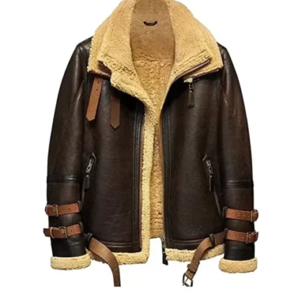Mens B3 Shearling Aviator Leather Jacket