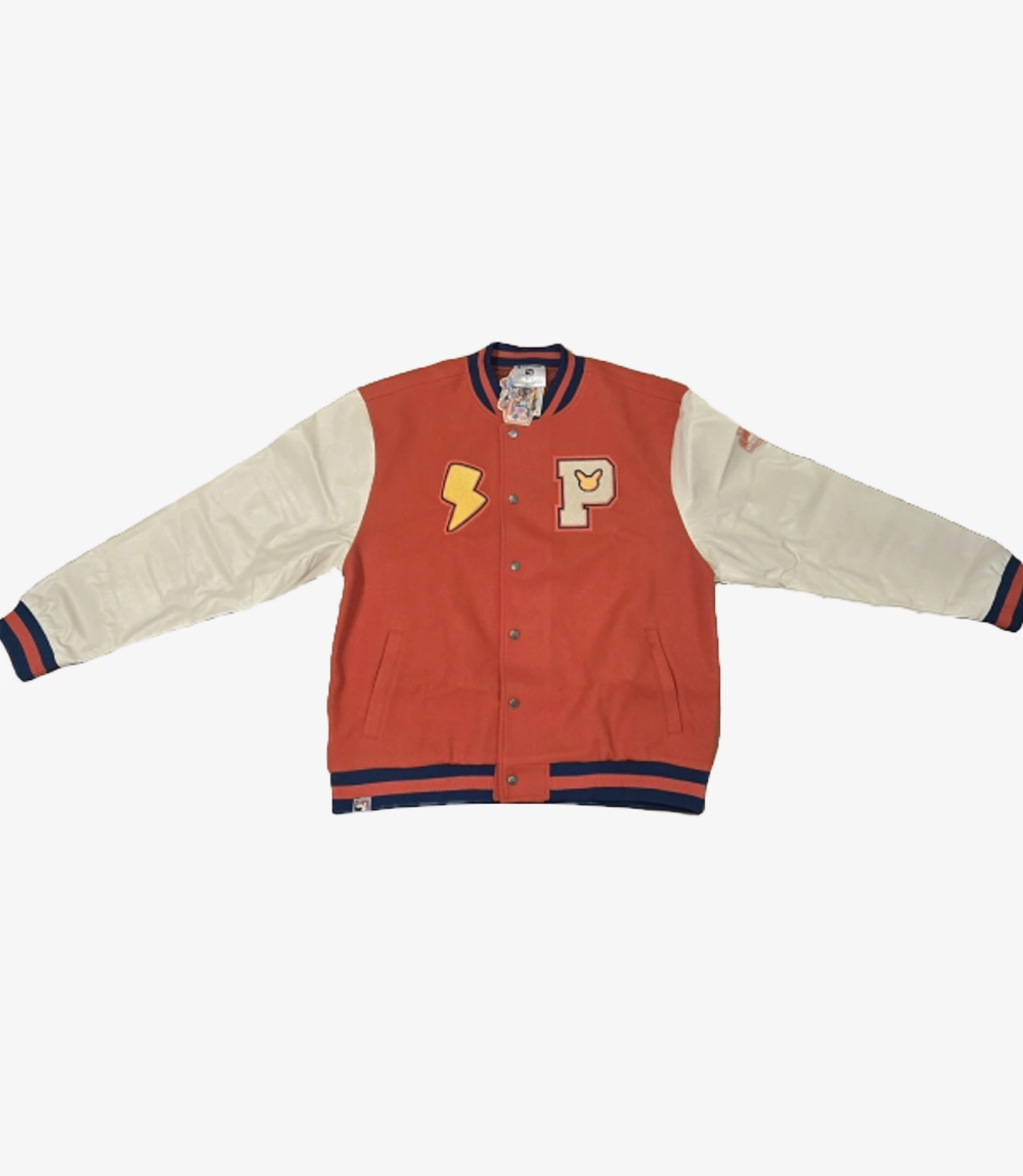 2025 Pokemon World Championship Pikachu Varsity Letterman Jacket 2025 Pokemon World Championship Pikachu Varsity Letterman Jacket For Unisex