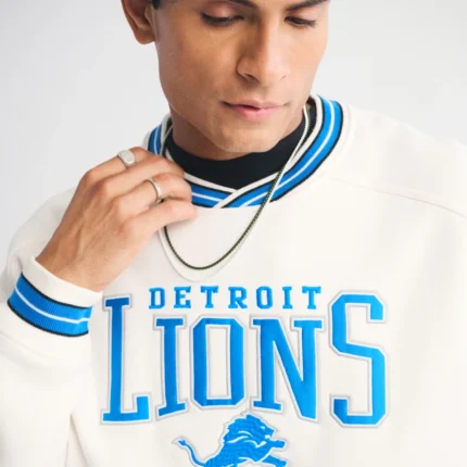 Unisex Abercrombie Detroit Lions Graphic Crew Sweatshirt