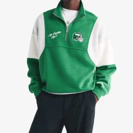 Philadelphia Eagles Half-Zip Sweatshirt