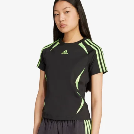 Womens Adidas Teamgeist Adicolor Slim Black Jersey