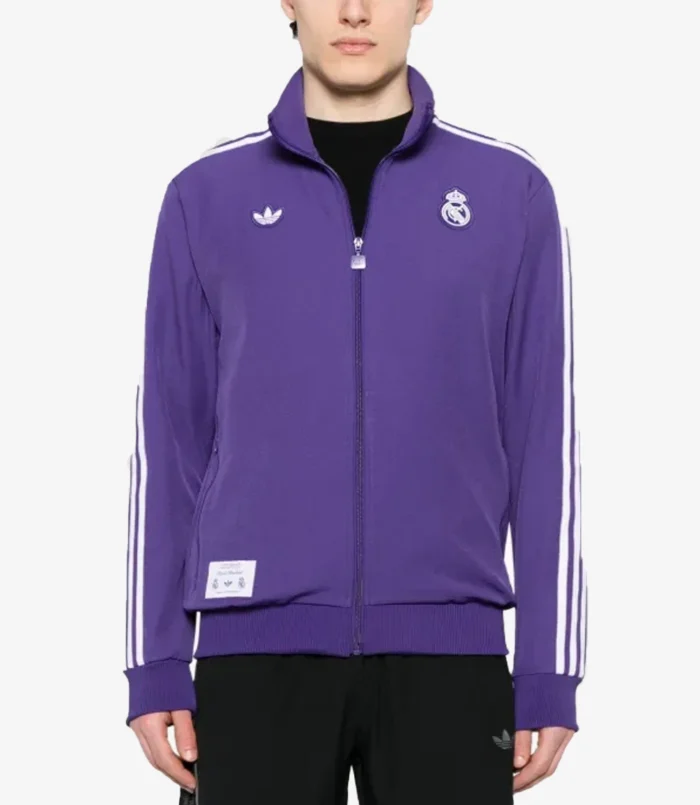 Adidas x Real Madrid Terrace Icons Zip-up Track Jacket For Unisex