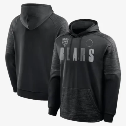 Chicago Bears Black Chip Shot Pullover Hoodie For Unisex