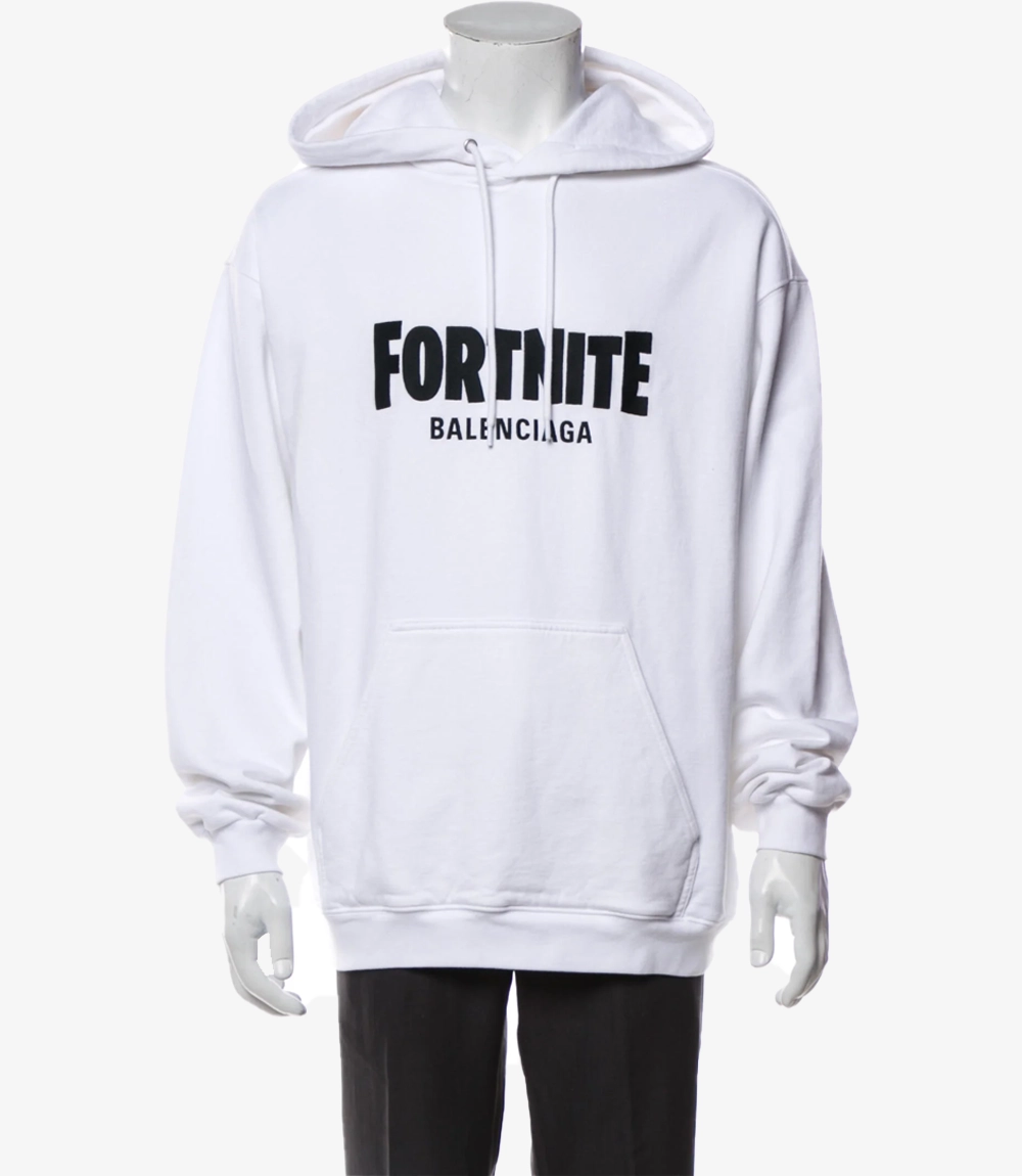 Fortnite x Balenciaga Pullover Fleece Hoodie Fortnite x Balenciaga Pullover Fleece Hoodie Unisex