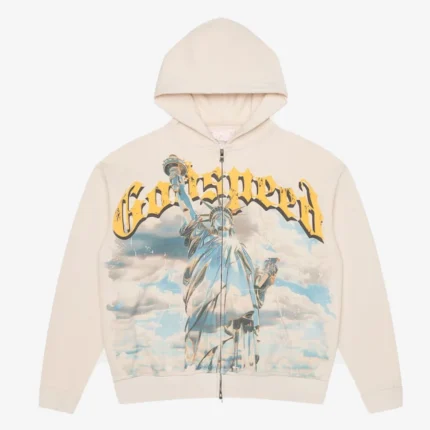 God Speed Chrome Liberty Zipper Hoodie For Unisex