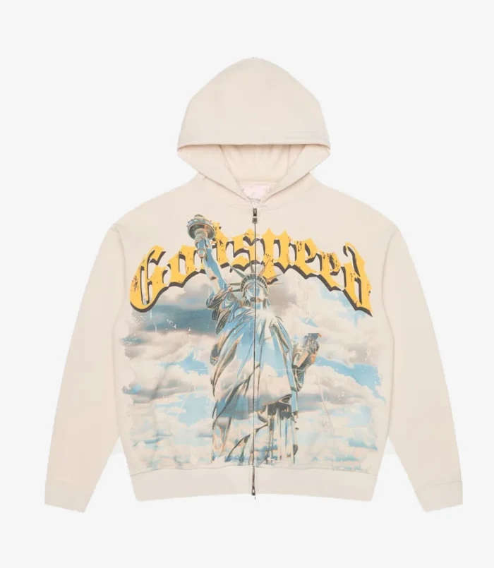 God Speed Chrome Liberty Zipper Hoodie For Unisex