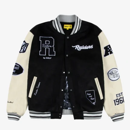 Golf Wang Raiders Letterman Varsity Jacket For Unisex
