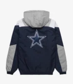HOMAGE X Starter Dallas Cowboys Half-Zip Navy & Grey Pullover Jacket