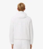Lacoste x Novak Djokovic The GOAT White Fleece Jacket Unisex
