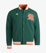 Miami Hurricanes Adidas Coaches Dugout Jacket For Unisex