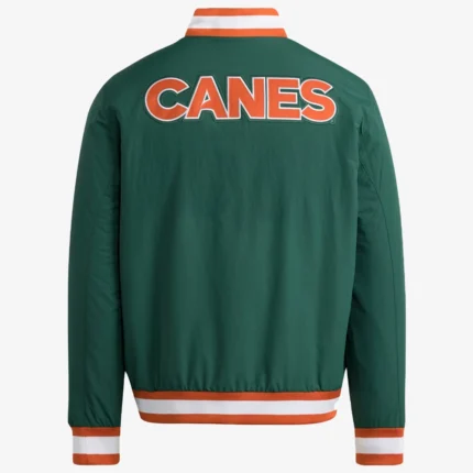 Miami Hurricanes Adidas Coaches Dugout Jacket