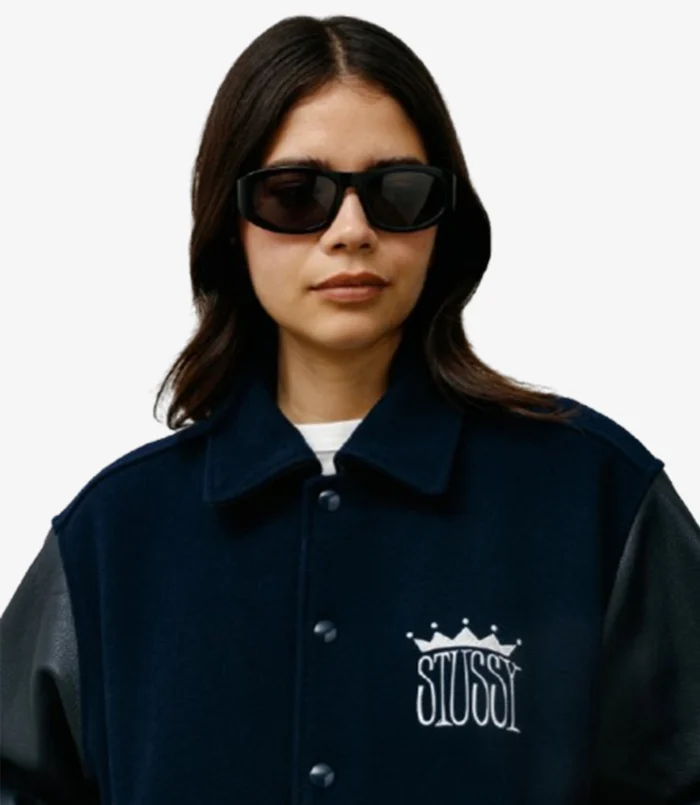 New Crown Stussy Varsity Bomber Jacket
