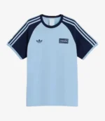 Blue Oasis x Adidas Tour 3-Stripes T-Shirt