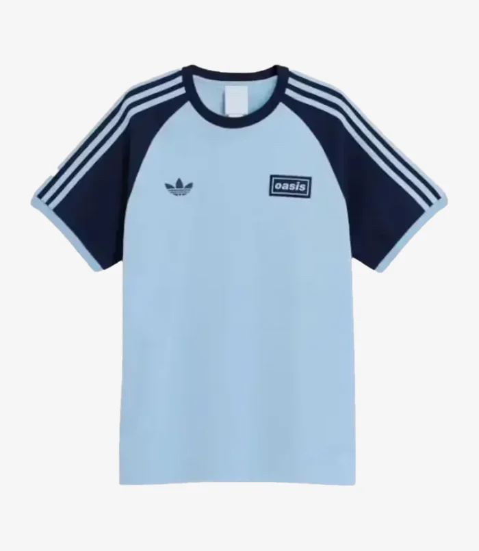 Blue Oasis x Adidas Tour 3-Stripes T-Shirt