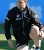 Unisex Ollie Wines AFL 2025 Power Media Opportunity Black Jacket For Unisex