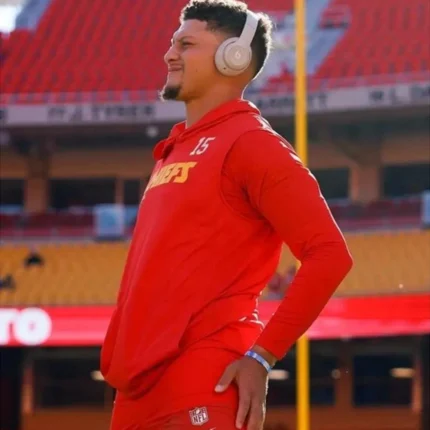 Unisex Patrick Mahomes Preseason 2025 Sleeveless Red Hoodie