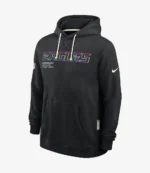 Unisex Philadelphia Eagles Nike Black 2025 NFL Crucial Catch Sideline Hoodie