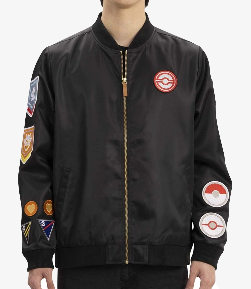 Pokémon GO Trainer Gear Level 50 Black Jacket Pokémon GO Trainer Gear Level 50 Black Jacket For Unisex