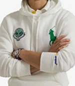 Polo Ralph Lauren Us Partnership 20TH Anniversary White Hoodie Unisex