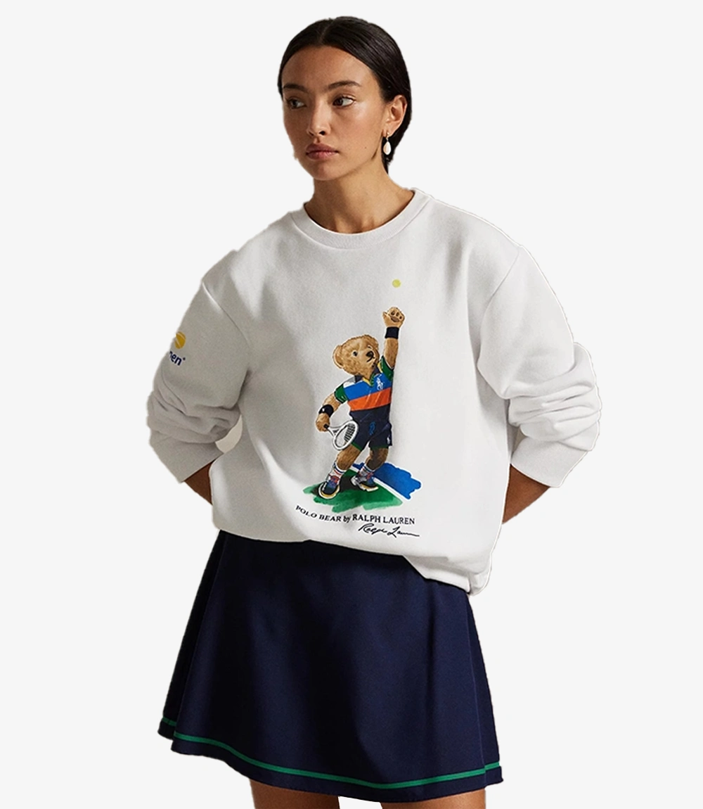 Ralph Lauren US Open Polo Bear Fleece Sweatshirt Ralph Lauren US Open Polo Bear Fleece Sweatshirt For Unisex