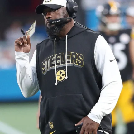 Steelers Sideline Sleeveless Mike Tomlin Hoodie For Unisex