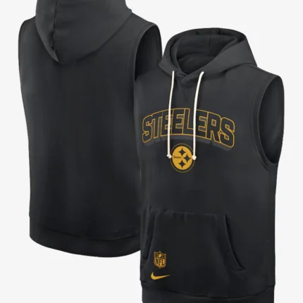 Steelers Sideline Sleeveless Mike Tomlin Hoodie Unisex