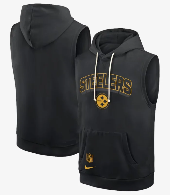 Steelers Sideline Sleeveless Mike Tomlin Hoodie Unisex