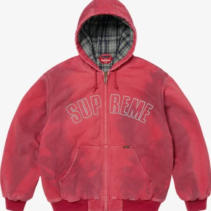 Supreme Reflective Arc Hooded Work Zip-up Hooded Jacket For Unisex