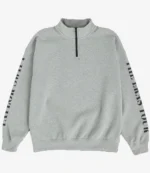 Taylor Swift The Eras Tour Gray Quarter Zip Sweatshirt For Unisex