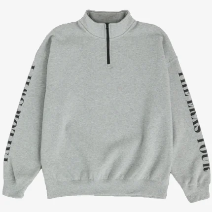 Taylor Swift The Eras Tour Gray Quarter Zip Sweatshirt For Unisex