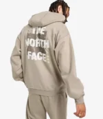 Unisex The North Face Sobretta Oversized Cream Hoodie