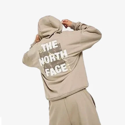 The North Face Sobretta Oversized Cream Hoodie
