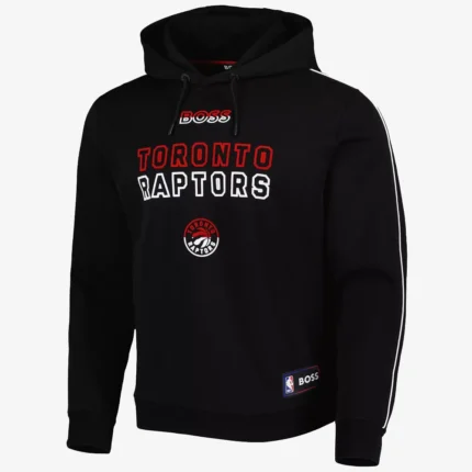 Unisex Toronto Raptors NBA x Hugo Boss Black Team Bounce Fleece Hoodie