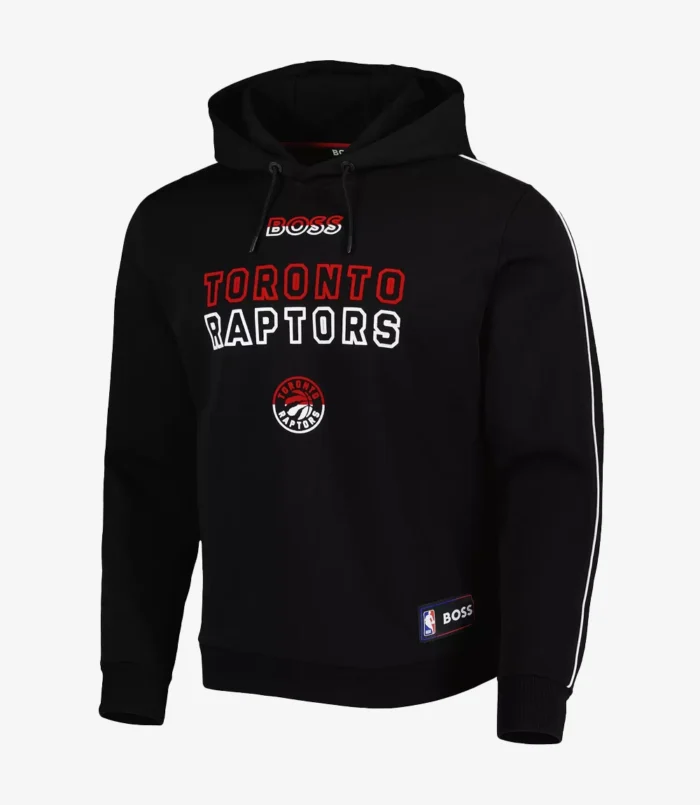 Unisex Toronto Raptors NBA x Hugo Boss Black Team Bounce Fleece Hoodie