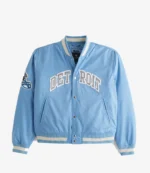Abercrombie Detroit Lions Varsity Satin Jacket