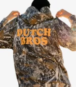 Dutch Bros Camo Pullover Hoodie