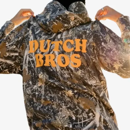Dutch Bros Camo Pullover Hoodie