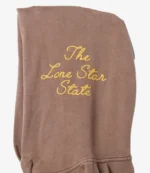Gap Texas Logo Oversized Brown Hoodie